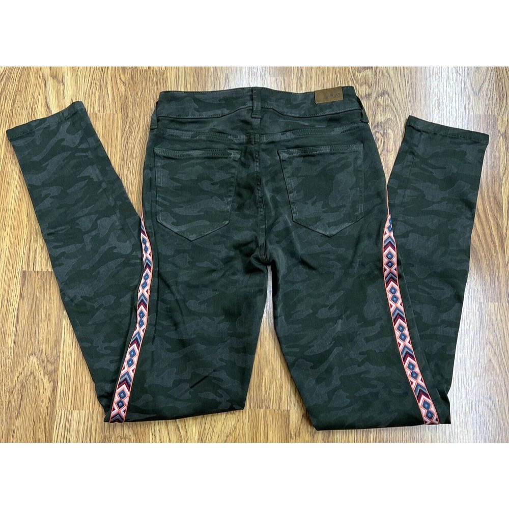 ARIAT Ultra Stretch Perfect Rise Chevron Camo Skinny Jeans-Size 26